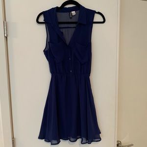Blue sun dress